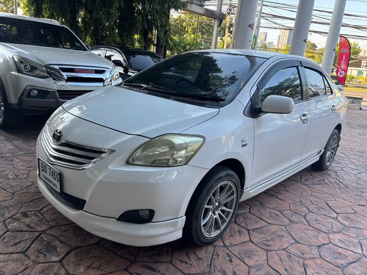 Toyota Vios 2010 1.5 J Sedan เบนซิน ไม่ติดแก๊ส เกียร์อัตโนมัติ ขาว รูปที่ 3