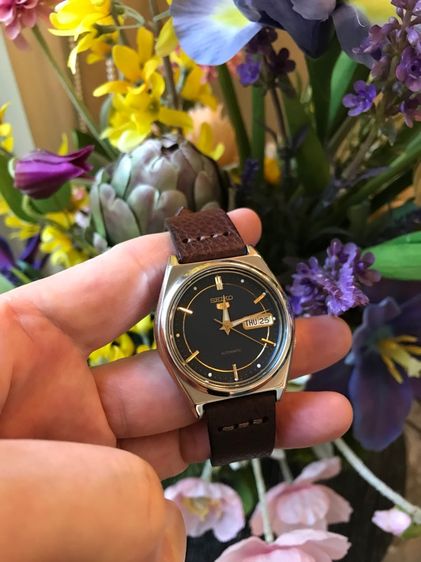 ลดราคา SEIKO 5 หน้าน้ำเงินเข้ม ออโตเมติค สภาพดี รูปที่ 14