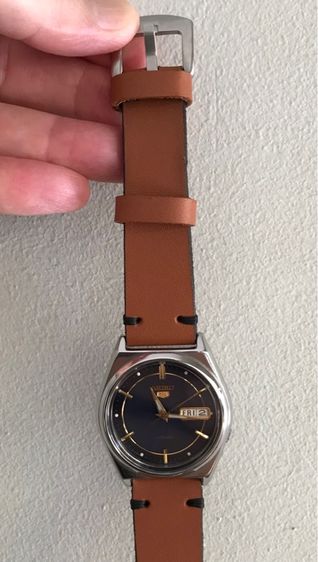 ลดราคา SEIKO 5 หน้าน้ำเงินเข้ม ออโตเมติค สภาพดี รูปที่ 9