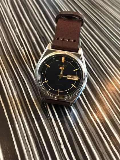 ลดราคา SEIKO 5 หน้าน้ำเงินเข้ม ออโตเมติค สภาพดี รูปที่ 13