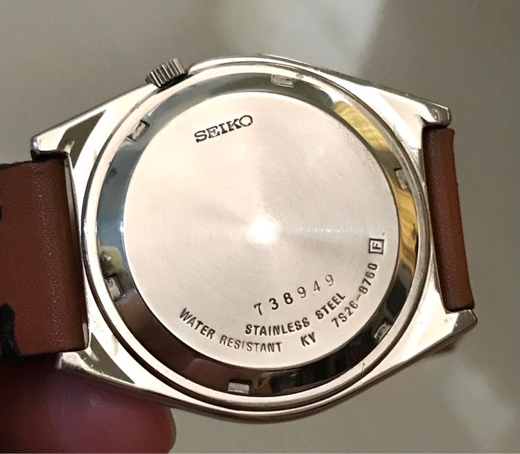 ลดราคา SEIKO 5 หน้าน้ำเงินเข้ม ออโตเมติค สภาพดี รูปที่ 5