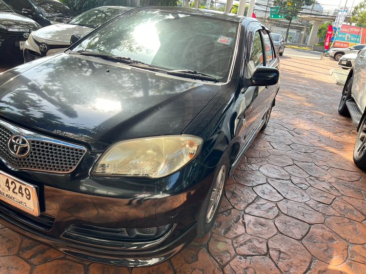 Toyota Vios 2006 1.5 E Sedan เบนซิน ไม่ติดแก๊ส เกียร์อัตโนมัติ ดำ รูปที่ 3