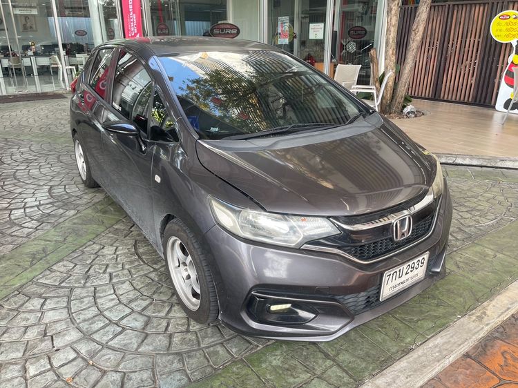 Honda Jazz 2018 1.5 V Sedan เบนซิน ไม่ติดแก๊ส เกียร์อัตโนมัติ เทา