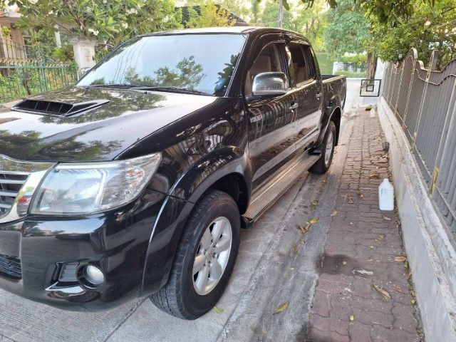 Toyota Hilux Vigo 2009 2.5 E 4WD Pickup ดีเซล เกียร์ธรรมดา ดำ รูปที่ 3