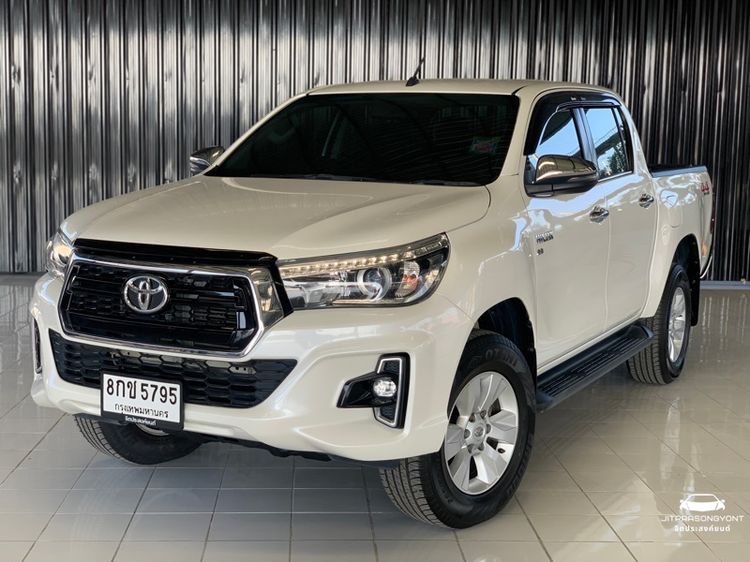 Toyota Hilux Revo 2018 2.8 G 4WD Pickup ดีเซล เกียร์อัตโนมัติ ขาว รูปที่ 4