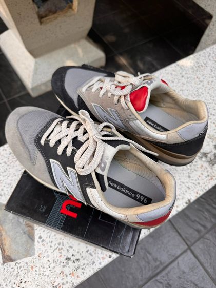 New Balance 996 สีกรม-แดง ไซส์ 42 สภาพดี รูปที่ 7