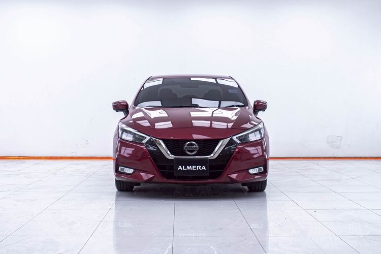 Nissan Almera 2020 1.0 VL Sedan เบนซิน ไม่ติดแก๊ส เกียร์อัตโนมัติ แดง รูปที่ 4