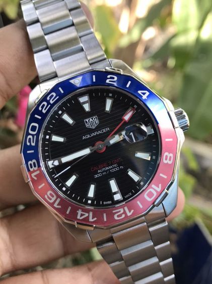 Tag Heuer Calibre 7 Auto GMT " Pepsi Bezel " WAY201F🇨🇭🇨🇭
 รูปที่ 7