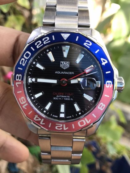 Tag Heuer Calibre 7 Auto GMT " Pepsi Bezel " WAY201F🇨🇭🇨🇭
