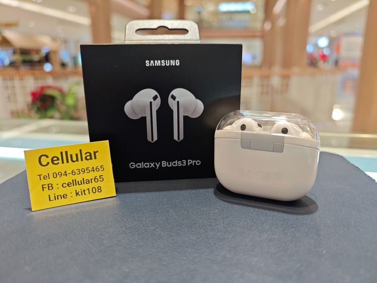(ติดจอง)Samsung Galaxy Buds3 Pro เสียงดี ประกันศูนย์5เดือนกว่า ครบกล่อง รูปที่ 3