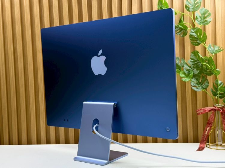 iMac 24-inch M4 2024 Two ports Ram16GB SSD256GB CPU8-Core GPU8-Core 2Ports Blue apple care 2 August 2026 รูปที่ 5