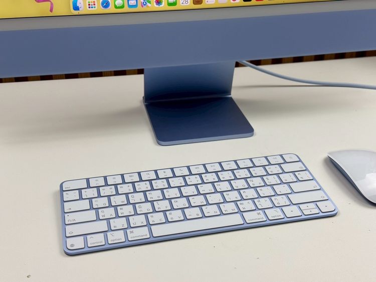 iMac 24-inch M4 2024 Two ports Ram16GB SSD256GB CPU8-Core GPU8-Core 2Ports Blue apple care 2 August 2026 รูปที่ 9