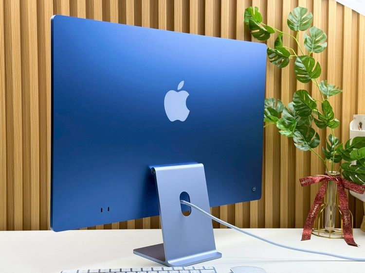 iMac 24-inch M4 2024 Two ports Ram16GB SSD256GB CPU8-Core GPU8-Core 2Ports Blue apple care 2 August 2026 รูปที่ 6