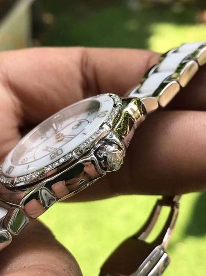 Tag Heuer F1 Quartz White Ceramic Full Diamond WAH 1313 (32mm.)🇨🇭🇨🇭  
 รูปที่ 11