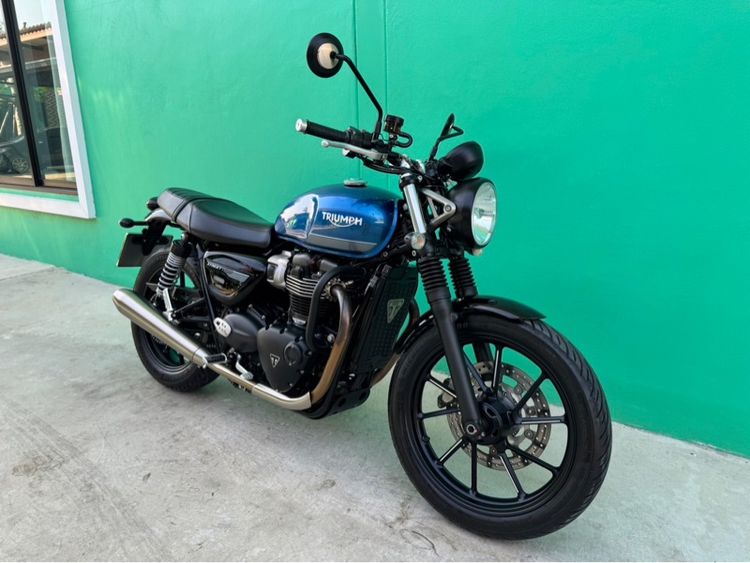 Triumph Street twin900 สีน้ำเงินปี2021 รูปที่ 2