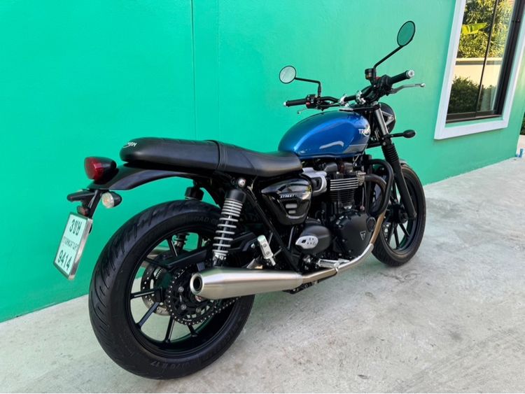 Triumph Street twin900 สีน้ำเงินปี2021 รูปที่ 3