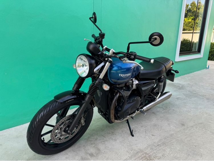 Triumph Street twin900 สีน้ำเงินปี2021 รูปที่ 18