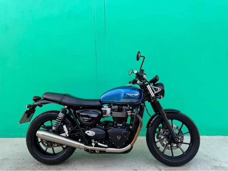 Triumph Street twin900 สีน้ำเงินปี2021