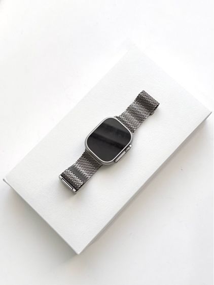 ไทเทเนียม Apple Watch Ultra 2 สี Natural Titanium สาย Apple Titanium Milanese, Nike Sports Band, Nomad Stratos Band ครบกล่อง