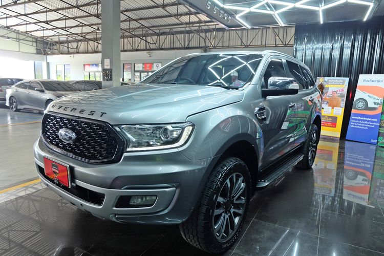 Ford Everest 2019 2.0 Titanium Plus Utility-car ดีเซล เกียร์อัตโนมัติ เทา รูปที่ 3