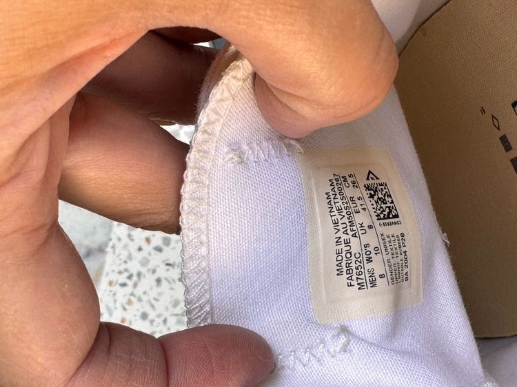 Converse All Star สีขาว ไซส์ 41.5 (8US) สภาพดี รูปที่ 7