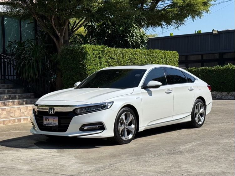 Honda Accord 2021 2.0 Hybrid Tech Sedan ไฮบริด ไม่ติดแก๊ส เกียร์อัตโนมัติ เทา รูปที่ 4