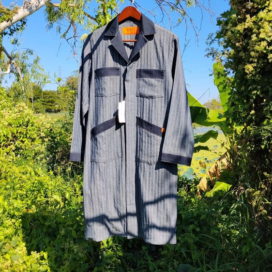 Universal Overall Two-Tone Hbt Shop Coat รูปที่ 2