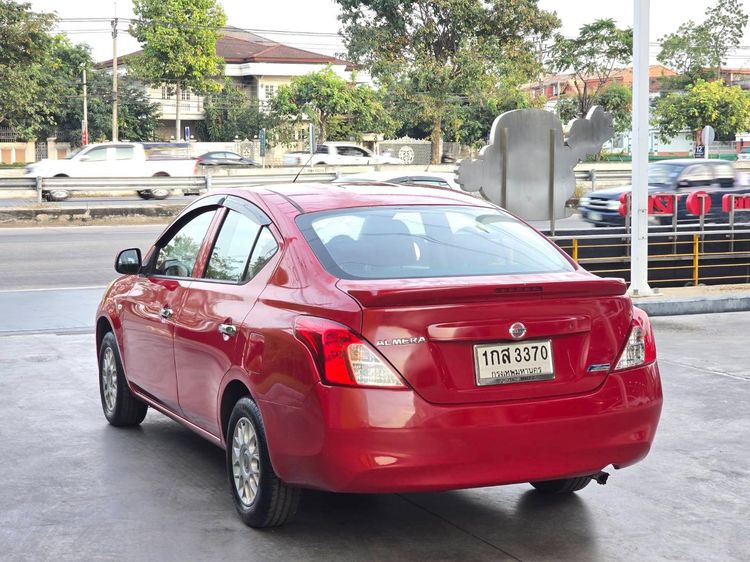 Nissan Almera 2013 1.2 E Sedan เบนซิน ไม่ติดแก๊ส เกียร์อัตโนมัติ แดง รูปที่ 4