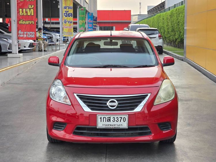 Nissan Almera 2013 1.2 E Sedan เบนซิน ไม่ติดแก๊ส เกียร์อัตโนมัติ แดง รูปที่ 2