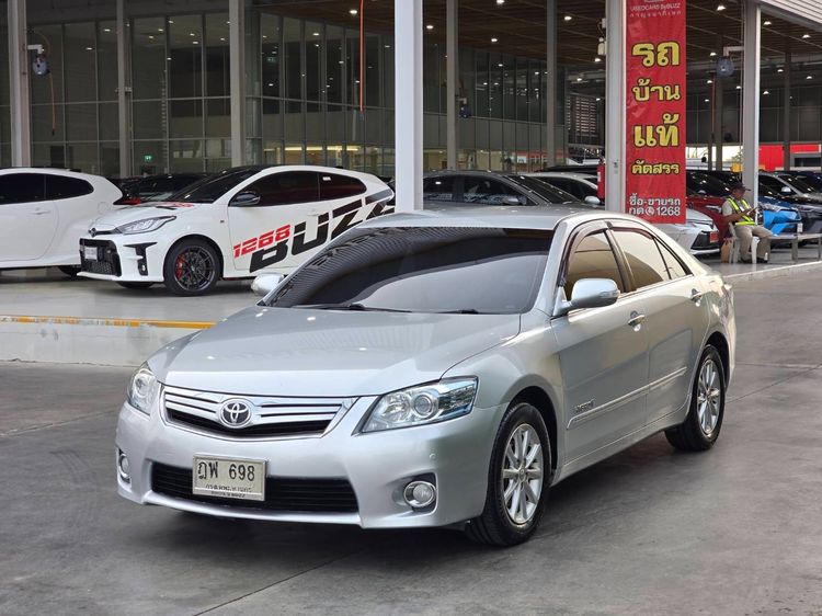 Toyota Camry 2010 2.4 Hybrid Sedan ไฮบริด ไม่ติดแก๊ส เกียร์อัตโนมัติ เทา รูปที่ 3