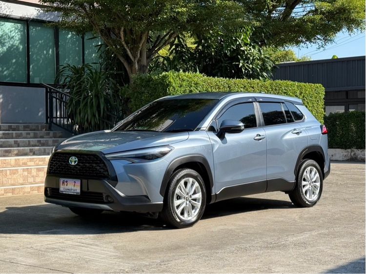 Toyota Corolla Cross 2022 1.8 Hybrid Smart Utility-car ไฮบริด ไม่ติดแก๊ส เกียร์อัตโนมัติ เทา รูปที่ 4