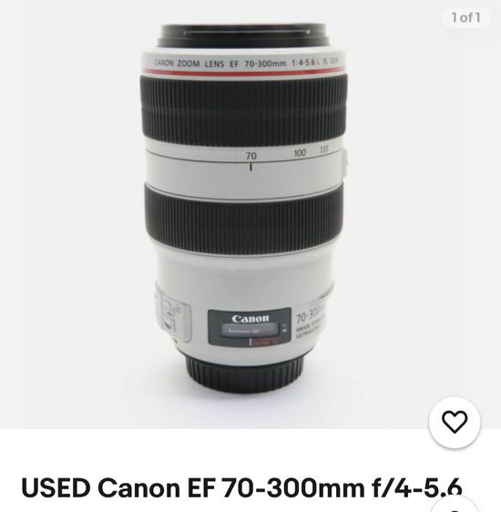เลนส์กล้อง Canon EF 70-300mm f4-.5.6 usm