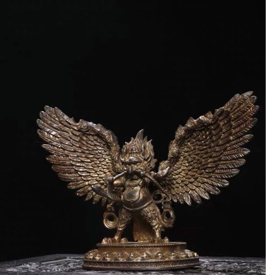 ✨ครุฑทองเหลืองนี้เป็นวัตถุมงคล(เก่าโบราณ)