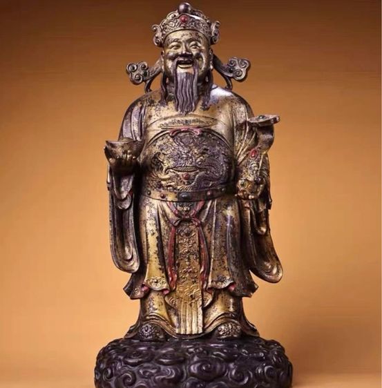 ✨เทพเจ้ากวนอู (Guan Yu) ปิดทองโบราณ  รูปที่ 4