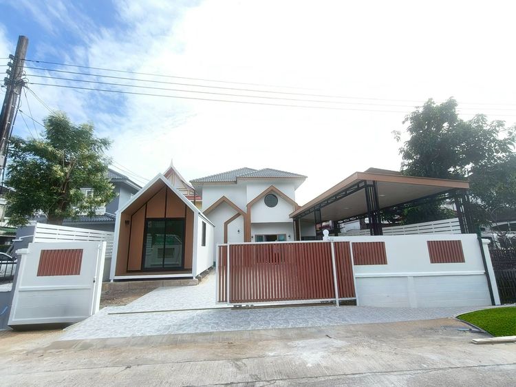 บ้านเดี่ยว โซนมีนบุรี คลองสามวา นิมิตใหม่ หมู่บ้านเคซีการ์เด้นโฮม9 เนื้อที่ 64 ตรว.