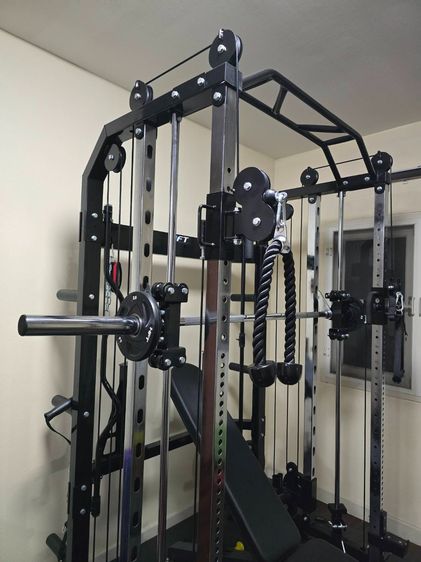 Smith Machine G3 Set-S 50KG สมิทแมชชีน พร้อมม้านั่งและแผ่นน้้ำหนัก Homegym - Homefittools รูปที่ 2