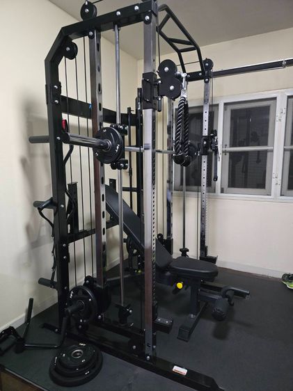 Smith Machine G3 Set-S 50KG สมิทแมชชีน พร้อมม้านั่งและแผ่นน้้ำหนัก Homegym - Homefittools รูปที่ 3
