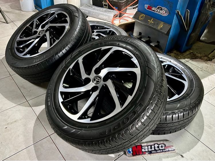 ล้อแท้TOYOTA YARIS VIOS ขอบ15 พร้อมยางบริสโตน 185 60 15 ปี23 ครบชุด รูปที่ 9