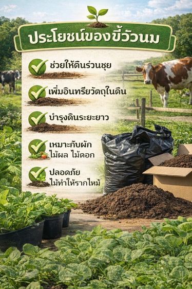 ปุ๋ยขี้วัวนมแท้ รูปที่ 4