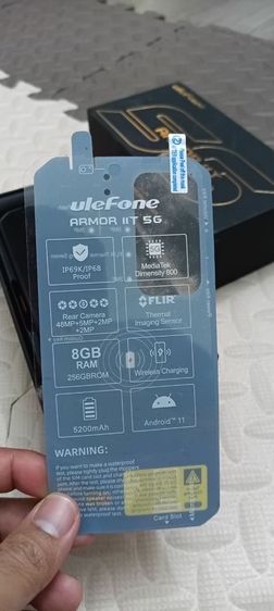  กล้องถ่ายความร้อน Ulefone Armor 11T ใช้งานได้ปกติ (แบตบวม)ขายยกกล่องครับ ราคานี้รวมส่ง หรือนัดรับบางนาแบริ่ง รูปที่ 6