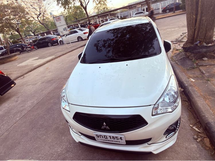 Mitsubishi Attrage 2019 1.2 GLS Sedan เบนซิน ไม่ติดแก๊ส เกียร์อัตโนมัติ ขาว รูปที่ 4