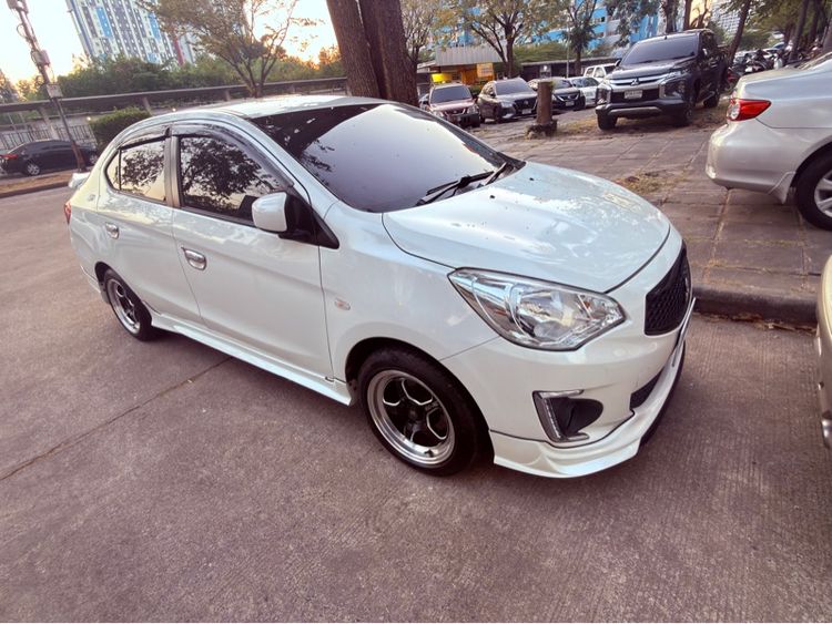 Mitsubishi Attrage 2019 1.2 GLS Sedan เบนซิน ไม่ติดแก๊ส เกียร์อัตโนมัติ ขาว รูปที่ 2