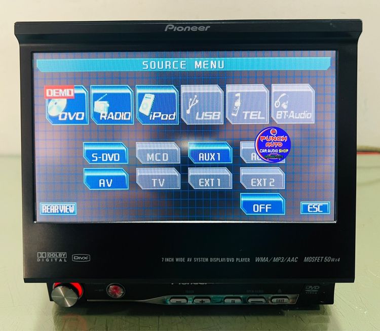 PIONEER AVH-P5050DVD(จอสไลด์ ใช้งานได้ดี)
