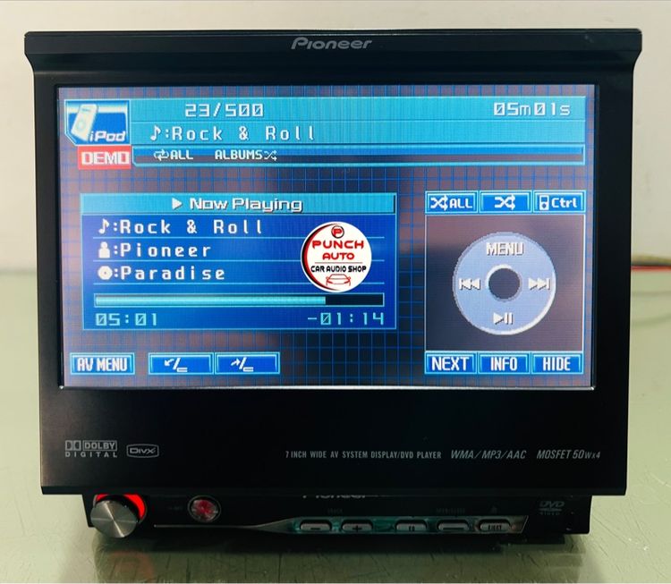 PIONEER AVH-P5050DVD(จอสไลด์ ใช้งานได้ดี) รูปที่ 8