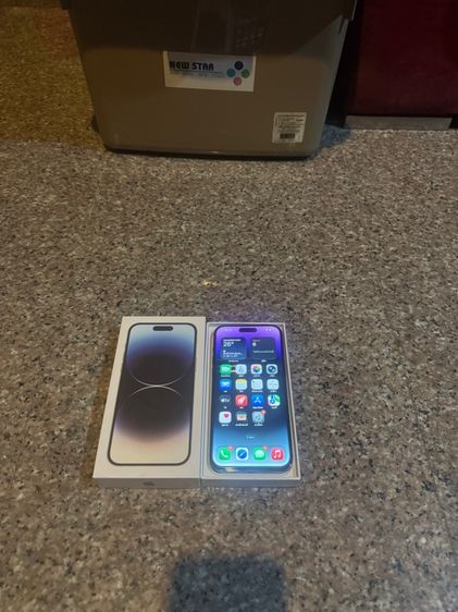 ขายไอโฟน14ProMaxสีPurple128กิ๊กมีกล่องสูนTrueสวยๆใช้งานดีถูกมากก