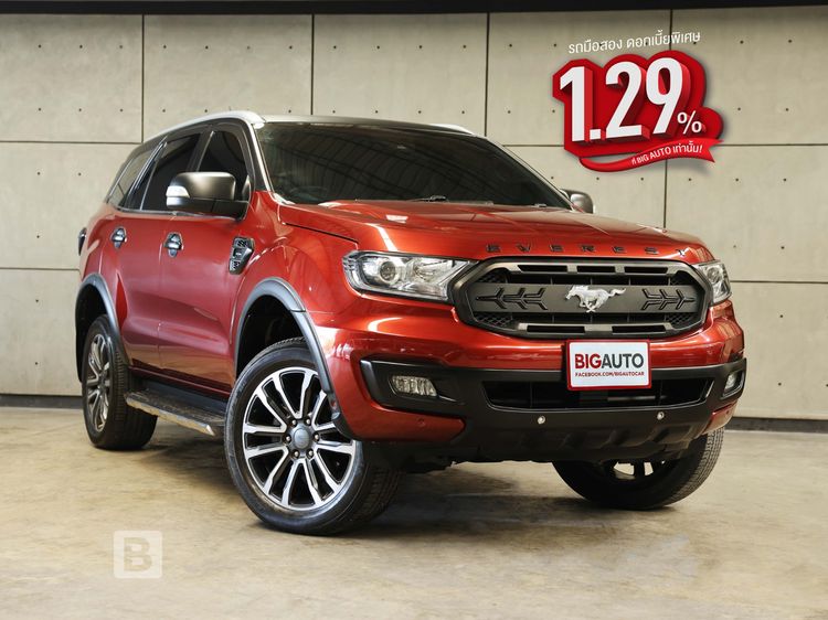 รถ Ford Everest 2.0 Titanium Plus 4WD สี แดง
