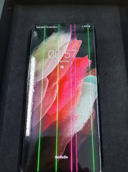 samsung s21 จอเป็นเส้นใช้งานปกติ