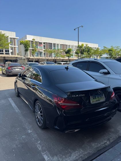 Mercedes-Benz CLA-Class 2019 CLA250 AMG Sedan เบนซิน ไม่ติดแก๊ส เกียร์อัตโนมัติ ดำ รูปที่ 4