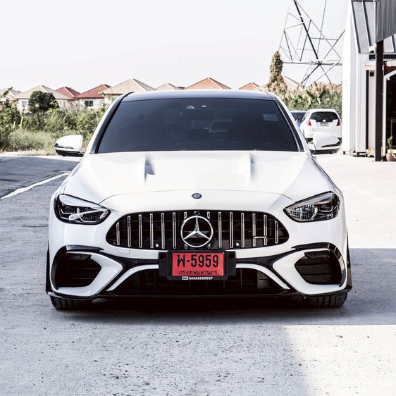 Mercedes-Benz C-Class 2017 C350 Sedan ปลั๊กอินไฮบริด (PHEV) ไม่ติดแก๊ส เกียร์อัตโนมัติ ขาว รูปที่ 2