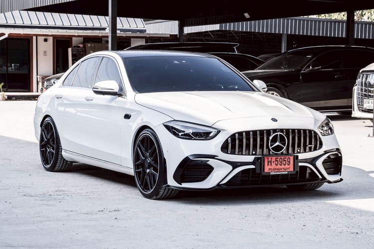รถ Mercedes-Benz C-Class C350 สี ขาว